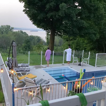 Les Saisons Du Fleuve Panzió Lotbiniere Kültér fotó